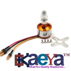 OkaeYa 1800KV Outrunner Brushless Motor with bullet conectors(A2212/7T)